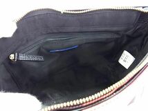 1円 ■極美品■ BLUE LABEL CRESTBRIDGE ブルーレーベル クレストブリッジ PVC ショルダーバッグ 斜め掛けかばん ブラック系 AV7246_画像5