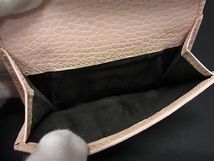 1円 GUCCI グッチ 474746 2091 GGマーモント レザー 三つ折り 財布 ウォレット 札入れ 小銭入れ レディース ピンクベージュ系 AV9321_画像6