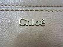 1円 ■美品■ Chloe クロエ エルシー レザー 2WAY クロスボディ ワンハンドル ハンドバッグ ショルダー レディース ベージュ系 AX2785_画像6