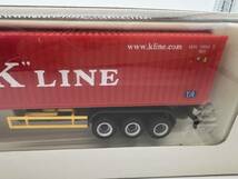 K-Line コンテナトラック ミニカー【3525】_画像3