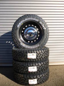  new goods * Yokohama Geolandar X-AT*195/80R15LT set * white letter * off-road vehicle *