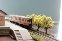鉄道、建築模型　ジオラマ　樹木　銀杏並木（小）_画像6