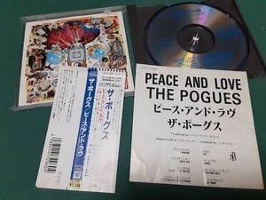 POGUES,THE　ザ・ポーグス◆『ピース・アンド・ラヴ』日本盤CDユーズド品　※難あり