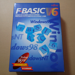 新品 富士通 F-BASIC V6 FUJITSU N88-BASIC Windows パソコンソフト