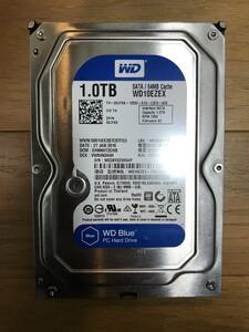 Western Digital WD10EZEX 1TB ハードディスク 動作確認済 正常判定 使用時間2505時間