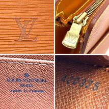 1円 外観極美品 LOUIS VUITTON ルイヴィトン エピ ジパングゴールド ポシェットオム クラッチバッグ セカンドバッグ M52528_画像7