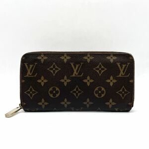 1円 LOUIS VUITTON ルイヴィトン モノグラム ジッピーウォレット ラウンドファスナー 長財布 M60017