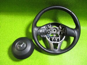 2014(H26) デミオ DBA-DJ3FS ハンドル ホーンパット付（SRS用インフレーター欠品）