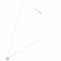 ティファニー TIFFANY&Co. ネックレス オープンハート イエローゴールド Au750 アクセサリー 中古A 275938_画像3