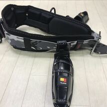 保管品 FUJII-DENKO セイフティベルト Safety Belt タジマ Tajima ベルト 迷彩柄 墜落制止用器具_画像4