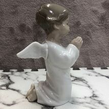 LLADRO No.4538 可愛いお祈り 天使 エンジェル リヤドロ フィギュリン 西洋 陶器人形 陶磁 陶芸 置物 オブジェ_画像5