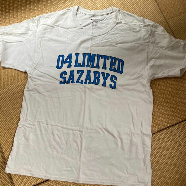 04 Limited Sazabys フォーリミ Champion チャンピオン 半袖 Tシャツ ホワイト