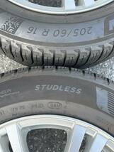 ミシュラン スタッドレス 205/60R16 16X6.5J 5H E53 PCD 114.3 REUELINE ノア ヴォクシー ステップワゴン アコード アクセラスポーツ_画像3