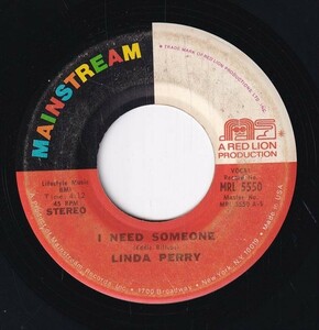 Linda Perry- I Need Someone (Vocal) / Linda Perry & Soul Express, Eddie Billups - (Instrumental) (B) SF-CF280