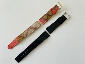 ☆1000円スタート☆　セイコー　純正　布ベルト　18ミリ　コードバンベルト19ミリ　2本セット　　SEIKO