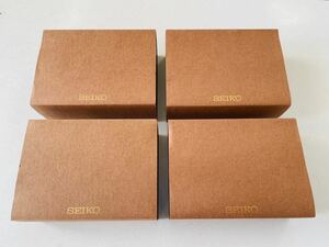 ☆1000円スタート☆　セイコー　純正化粧箱　紺　４個セット　　SEIKO　BOX