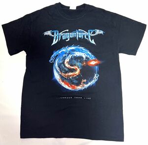 DragonForce (ドラゴンフォース) DRAGONFORCE JAPAN TOUR 2015 ＭサイズＴシャツ A0052