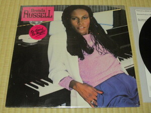 BRENDA RUSSELL ブレンダ・ラッセル 恋風 米 LP シュリンク ステッカー So Good,So Right! 恋の予感 ルーファス アンドレ・フィッシャー