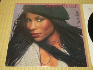 BRENDA RUSSELL ブレンダ・ラッセル LOVE LIFE ラヴ・ライフ 米 LP シュリンク付 ジェフ・ポーカロ スティーヴ・ルカサー TOTO トト 