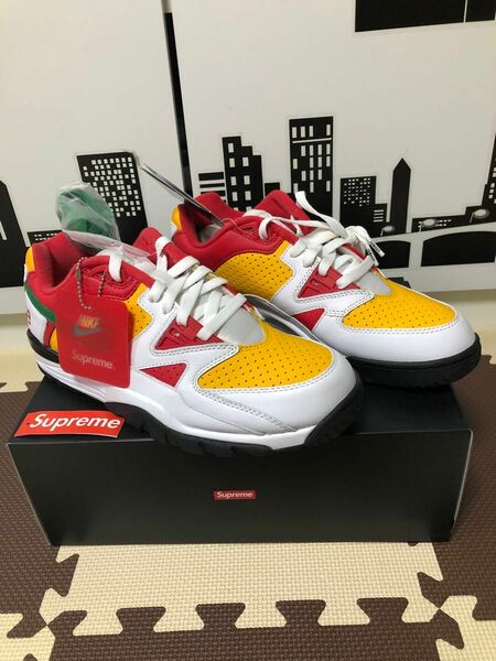 新品未使用品　NIKE x supreme air cross trainer3 28cm