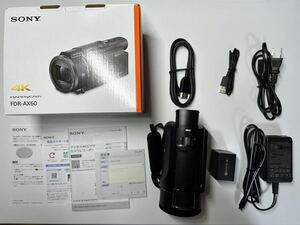 美品 FDR-AX60 SONY デジタル4K ビデオカメラレコーダー 保障あり