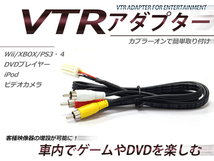 【メール便送料無料】 VTR入力アダプター ダイハツ NHZA-W59G（N132） 2009年モデル 外部入力 ディーラーオプションナビ用_画像1