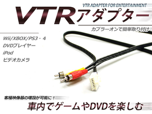 【メール便送料無料】 VTR入力アダプター ダイハツ NKT-W50/D50 2000年モデル 外部入力 ディーラーオプションナビ用