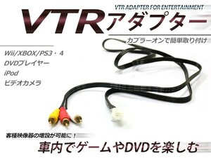 【メール便送料無料】 VTR入力アダプター 日産 HS310D-A 2010年モデル 外部入力 ディーラーオプションナビ用