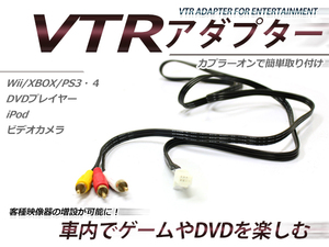 【メール便送料無料】 VTR入力アダプター 日産 MM114D-A 2014年モデル 外部入力 ディーラーオプションナビ用