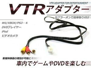 [ почтовая доставка бесплатная доставка ] VTR ввод адаптор Nissan Tiida Latio C11 H19.1~H20.1 внешний вход оригинальная навигация для 
