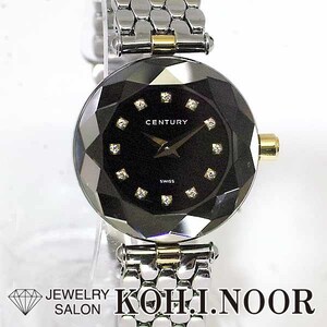  Century Ceres te lady's 632.7.S.97.10.SK stainless steel quartz diamond box written guarantee CENTURY