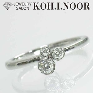 ポンテヴェキオ ダイヤモンド 0.15ct 18金ホワイトゴールド K18WG リング 10号 PonteVecchio