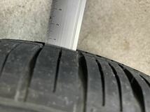 日産 純正 スチールホイール 12インチ 4穴 PCD100 4J VITOURホワイトリボン 165/70R12 4本セット マーチ パオ フィガロ等 軽自動車流用_画像7