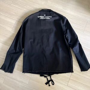 幻級 UNDERCOVER 94S/S ほつれコーチジャケット NOWHEREアンダーカバー ブラック JONIO着 NIGO 藤原ヒロシ