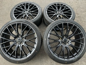 未使用セット プレシャス HM-1 20インチ 8.5J+45 245/35R20 エスティマ C-HR エルグランド エクストレイル アルファード アテンザ MAZDA6