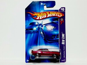 ホットウィール　HW　1969 PONTIAC FIREBIRD　ポンティアック ファイアーバード　USカード　RED LINE　レッドライン