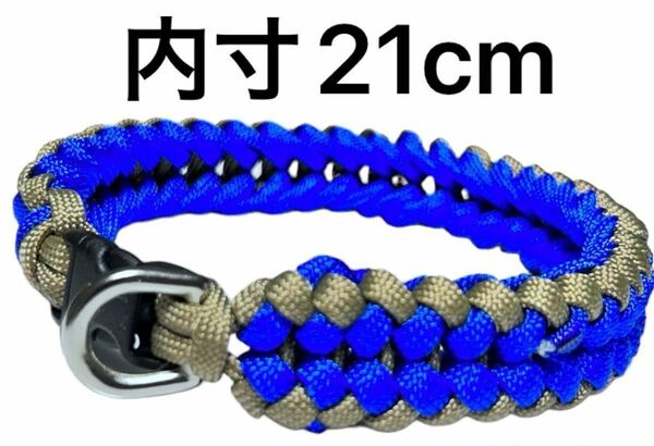 パラコード　首輪　 ブレスレット 内寸21cm