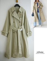 ★未使用★定価18700円★レリューム　relume　コットンツイルトレンチコート♪ジャーナルスタンダード　JOURNAL STANDARD_画像1