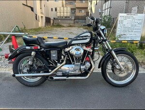 1981XLH　1000CC アイアン　純正スタイル　整備済み　エンジン、フレーム純正　主要箇所純正　簡単始動　程度良し　