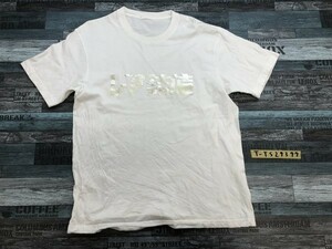 ノーブランド メンズ レア装備 プリント 半袖Tシャツ 白