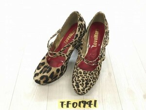 LoveMars женский Leopard леопардовая расцветка высокий каблук туфли-лодочки 24.5 Brown 