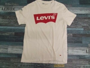 LEVI'S リーバイス メンズ ビッグロゴ 半袖Tシャツ M 白