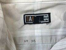 DAKS ダックス メンズ チェック柄 薄手 長袖シャツ L ベージュなど_画像2