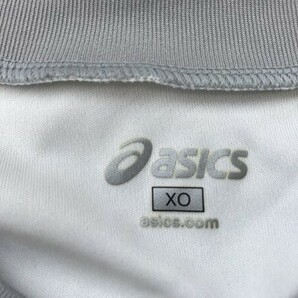 ASICS アシックス メンズ ロゴプリント ドライ カットソー XO 白赤の画像2
