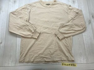 OSHKOSH オシュコシュ メンズ コットン ロンT S ペールオレンジ