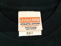 United Athle ユナイテッドアスレ メンズ yellow gang バンド 半袖Tシャツ 小さいサイズ XS 紺_画像2