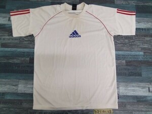 ADIDAS アディダス メンズ ドライ 半袖Tシャツ L 白