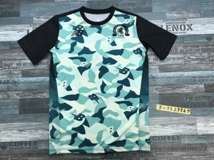 NEW BALANCE ニューバランス メンズ 湘南国際マラソン ドライ 半袖Tシャツ 小さいサイズ XS 黒緑