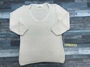 ZARA KNIT ザラニット レディース ニットセーター L ライトベージュ