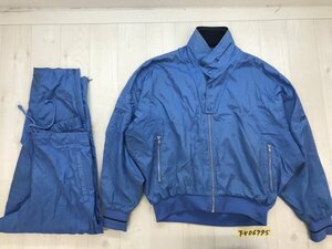 Champion チャンピオン メンズ ナイロン 薄手 裏メッシ62ュ ウィンドブレーカー 上下セットアップ 上M 下S 青